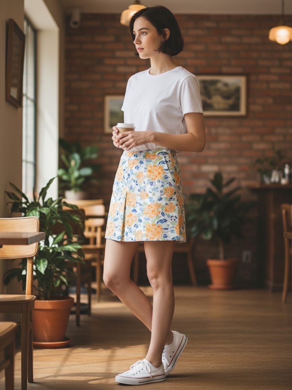Vtg Liz Golf Floral Pleated Active Skort 14 EUC Y2K Claiborne Tennis Pickleball
